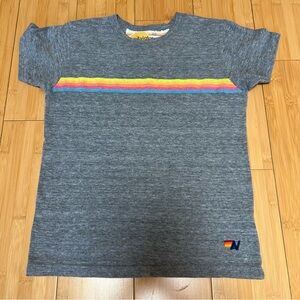 Aviator Nation kids rainbow stripe t-shirt 🌈